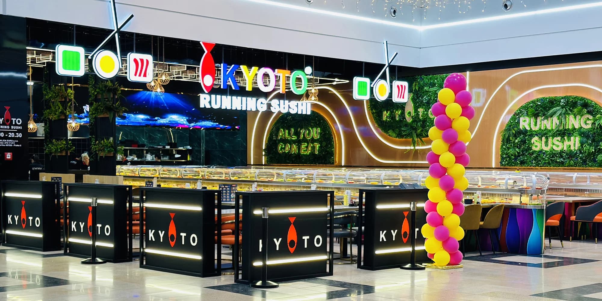 1,5 hodiny running sushi v libereckém OC Géčko: sushi, gril, mořské plody i dezerty