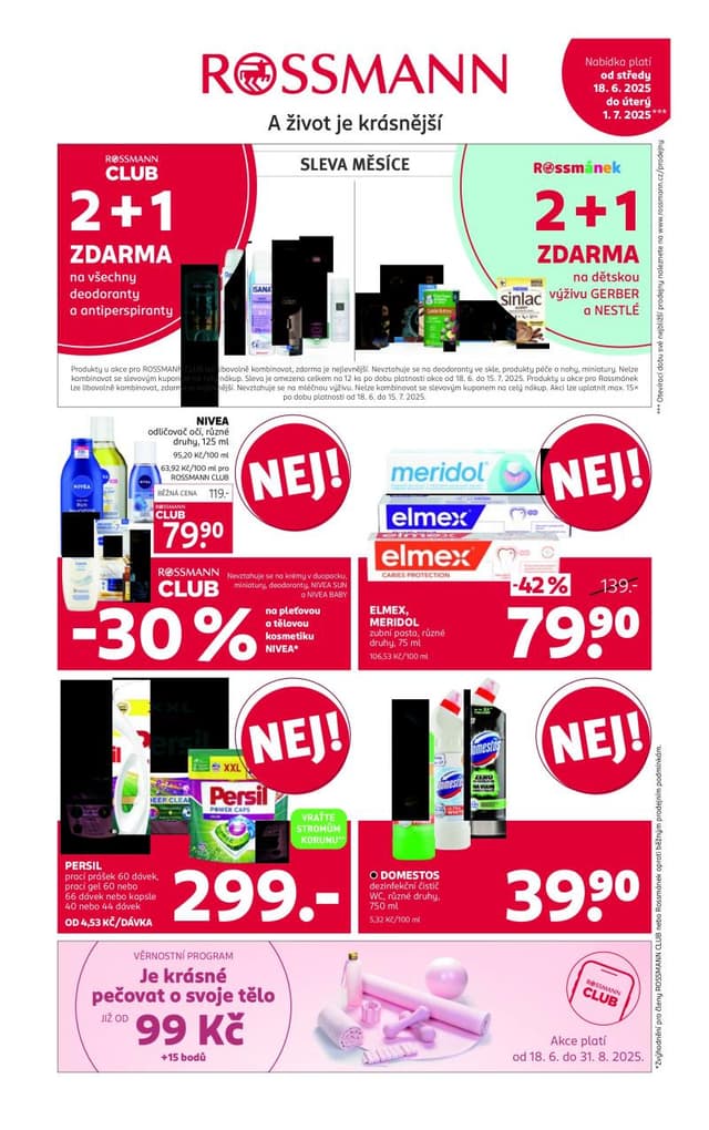 Rossmann drogerie leták 7. - 20.5.